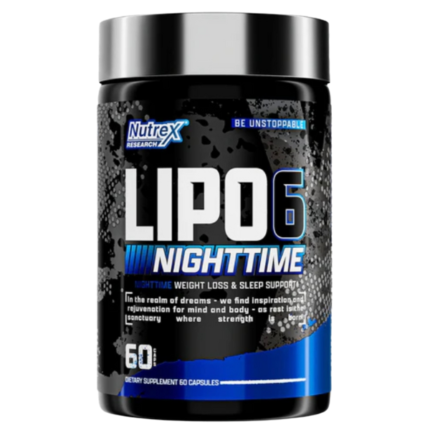 Lipo 6 Black Nighttime 60 Capsulas