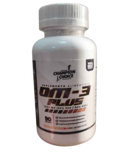 OM-3 PLUS 1000MG EPA 800/DHA 400, 90 Cápsulas - Champion Choice