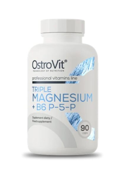OstroVit Triple Magnesio + B6 P-5-P 90 cápsulas
