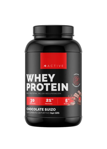 4Active Whey Protein 840 g | 30 Servicios · 22g Proteína